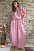 Randles Puff Sleeve Blouse Indian Pink